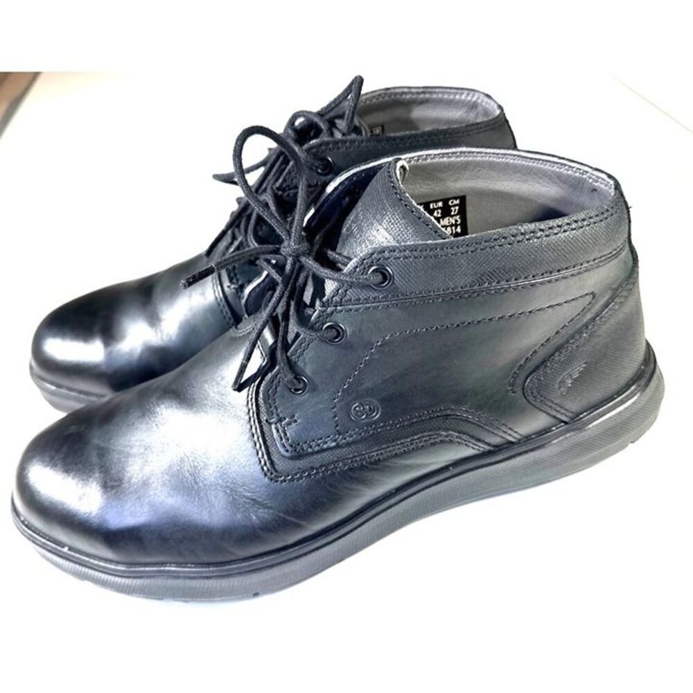 RED WING Mens Black Color Leather Boots Size 9 D Lightweight